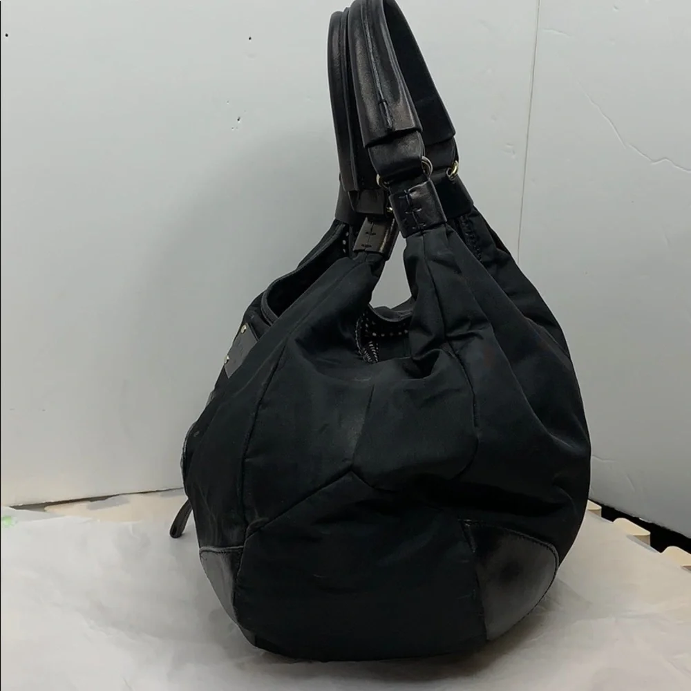 Kate Spade ♠️ signature nylon and leather hobo